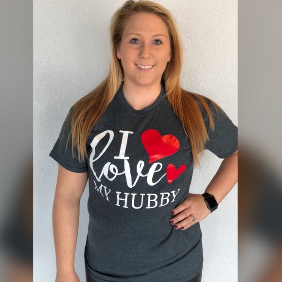 Tops - I Love My Hubby Graphic Tee